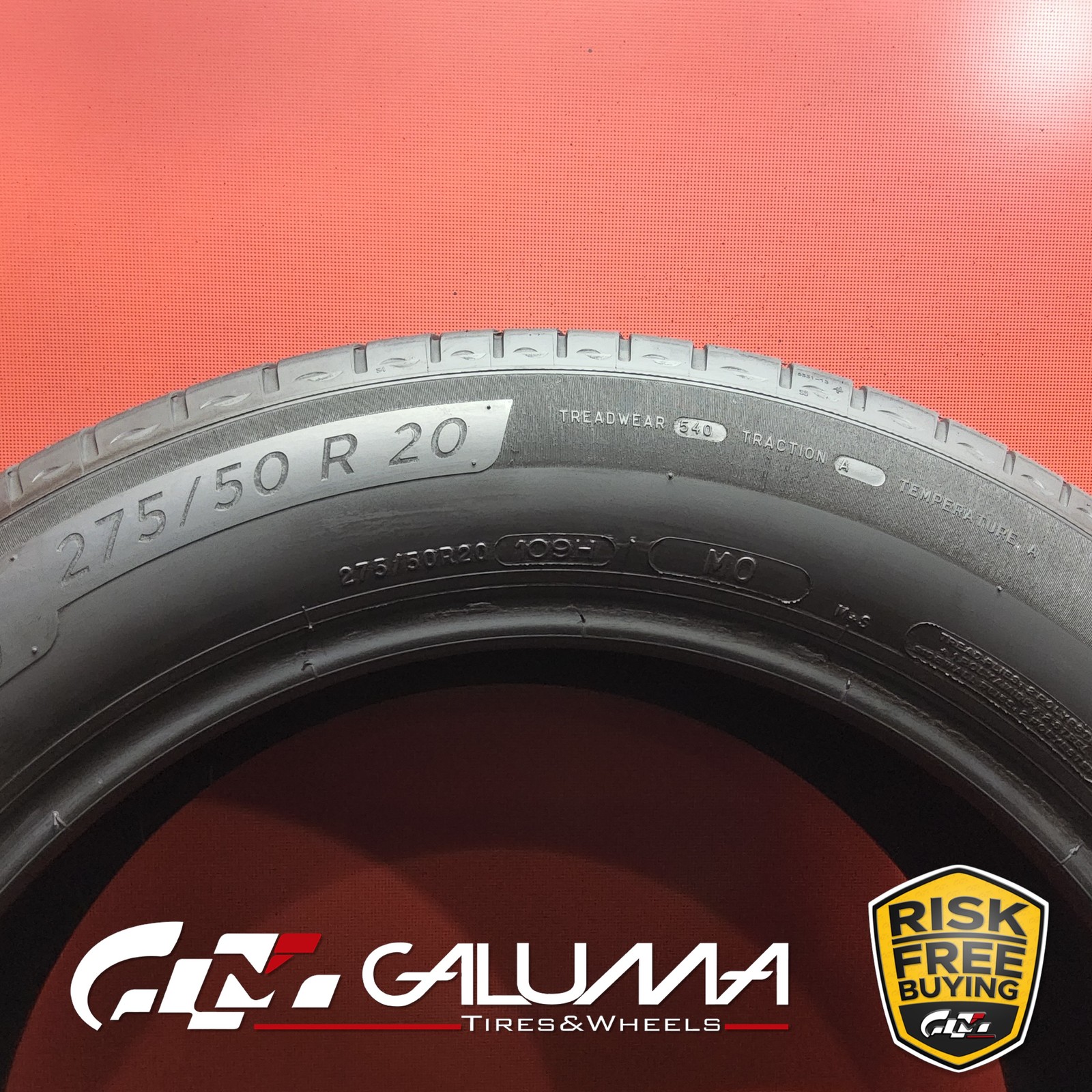 1 Tire LikeNEW Michelin Primacy Tour A/S (MO) 275/50/20 R20 2755020 109H #95894
