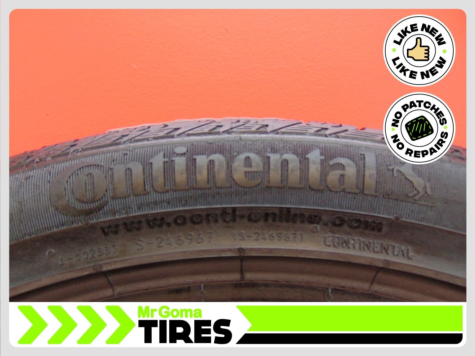 1 CONTINENTAL CROSSCONTACT LX SPORT 265/40R21 USED TIRE 9.3/32 TREAD 101V