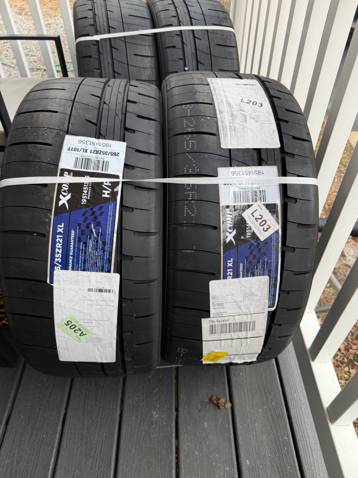 4 Tires Gladiator X Comp H/P 265/35ZR21 265/35R21 101Y High Performance