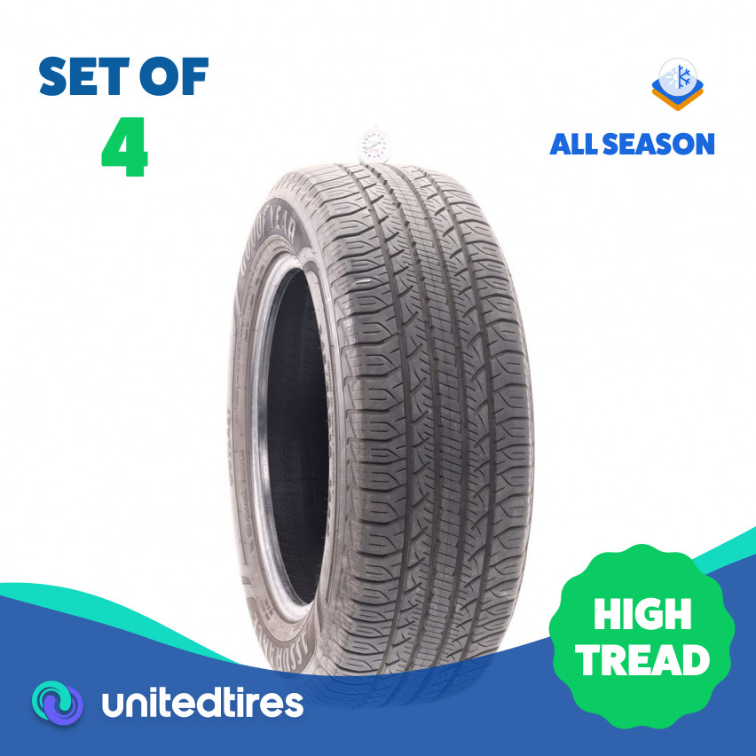 Set of (4) Used 245/60R18 Goodyear Assurance Outlast 105H – 9.5-11/32