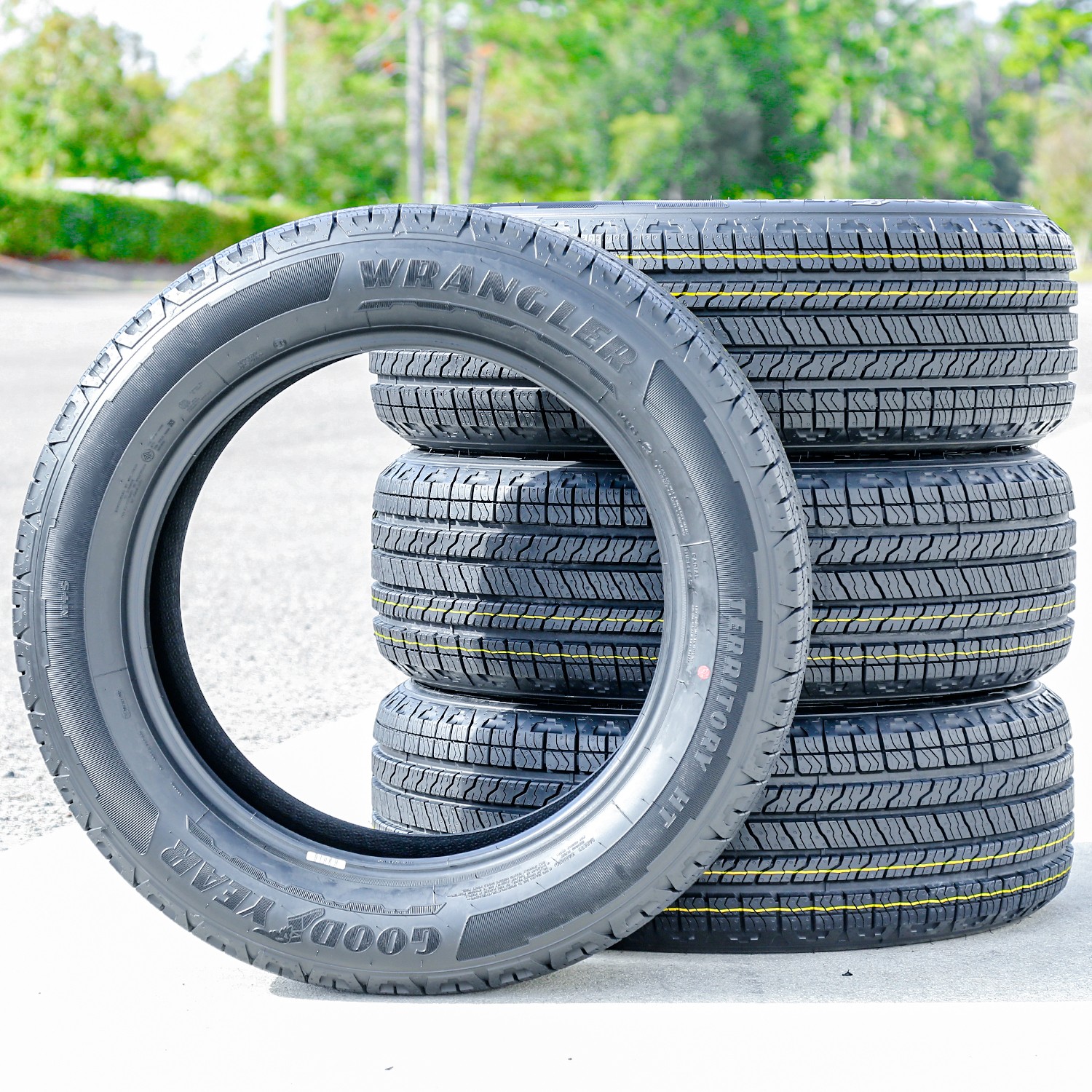 2 Tires Goodyear Wrangler Territory HT 255/65R18 111H AS A/S All Season