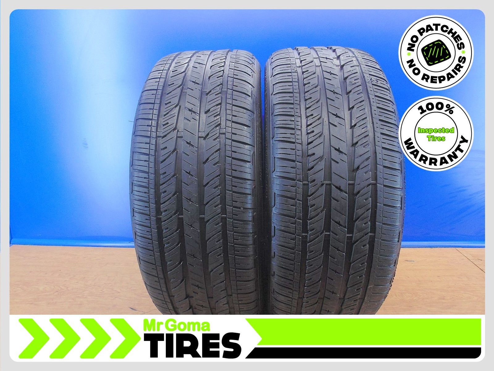 2 225/40R19 USED TIRE BRIDGESTONE TURANZA LS100 RSC RFT XL 7.3/32 TREAD 93H