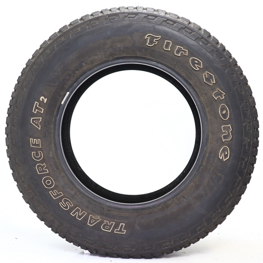 Set of (4) Used LT 275/70R18 Firestone Transforce AT2 – 7-8.5/32 (1AAKM)
