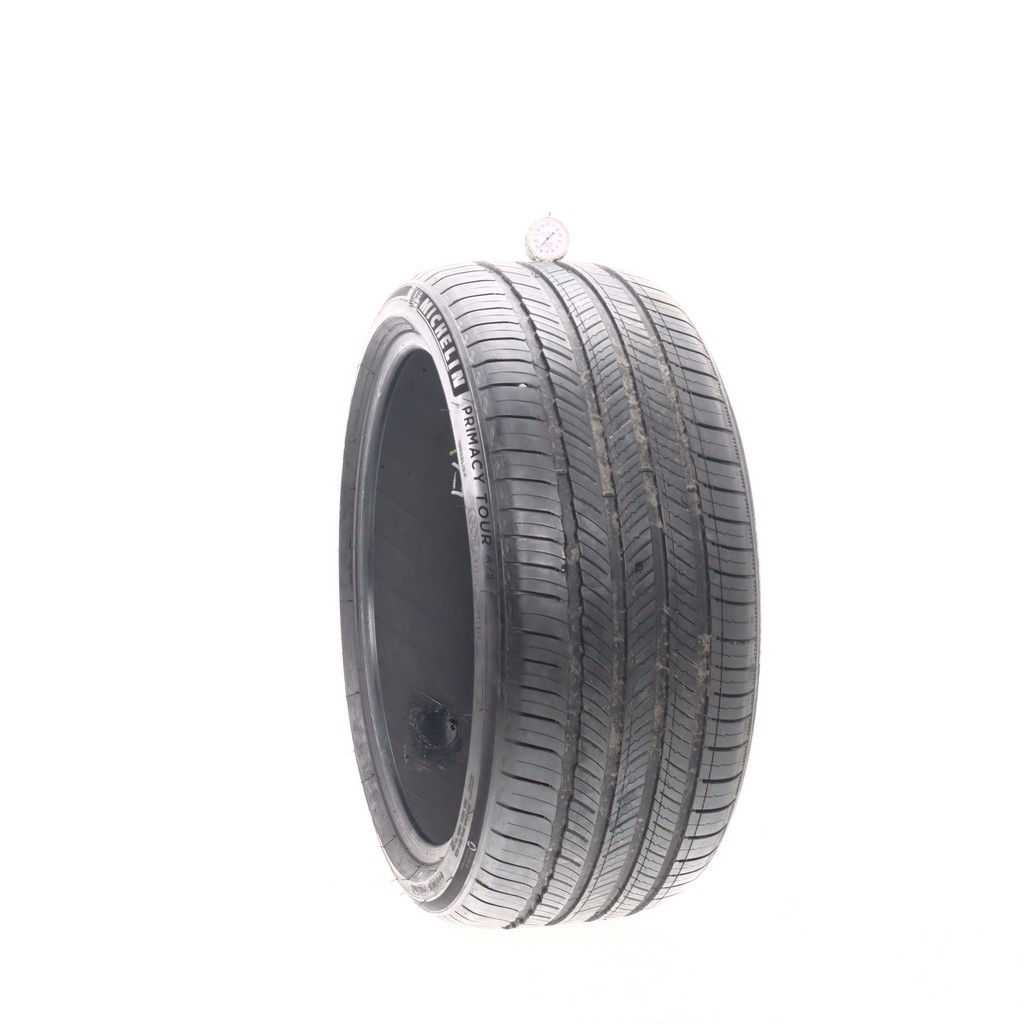 Set of (4) Used 255/40R21 Michelin Primacy Tour A/S GOE 102W – 7-8.5/32 (192B4)