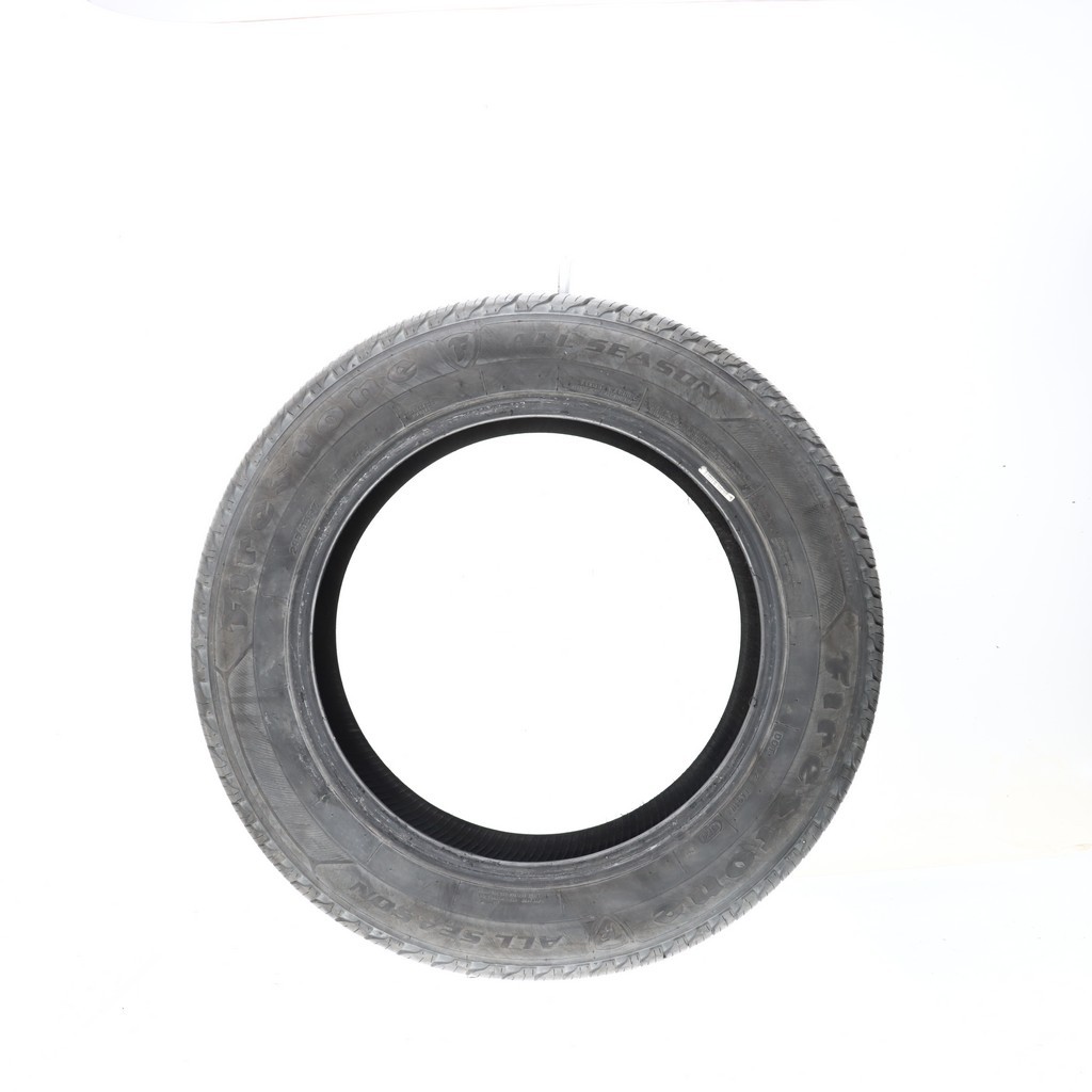 Set of (4) Used 235/55R17 Firestone All Season (Firestone) 99T – 7.5-9/32