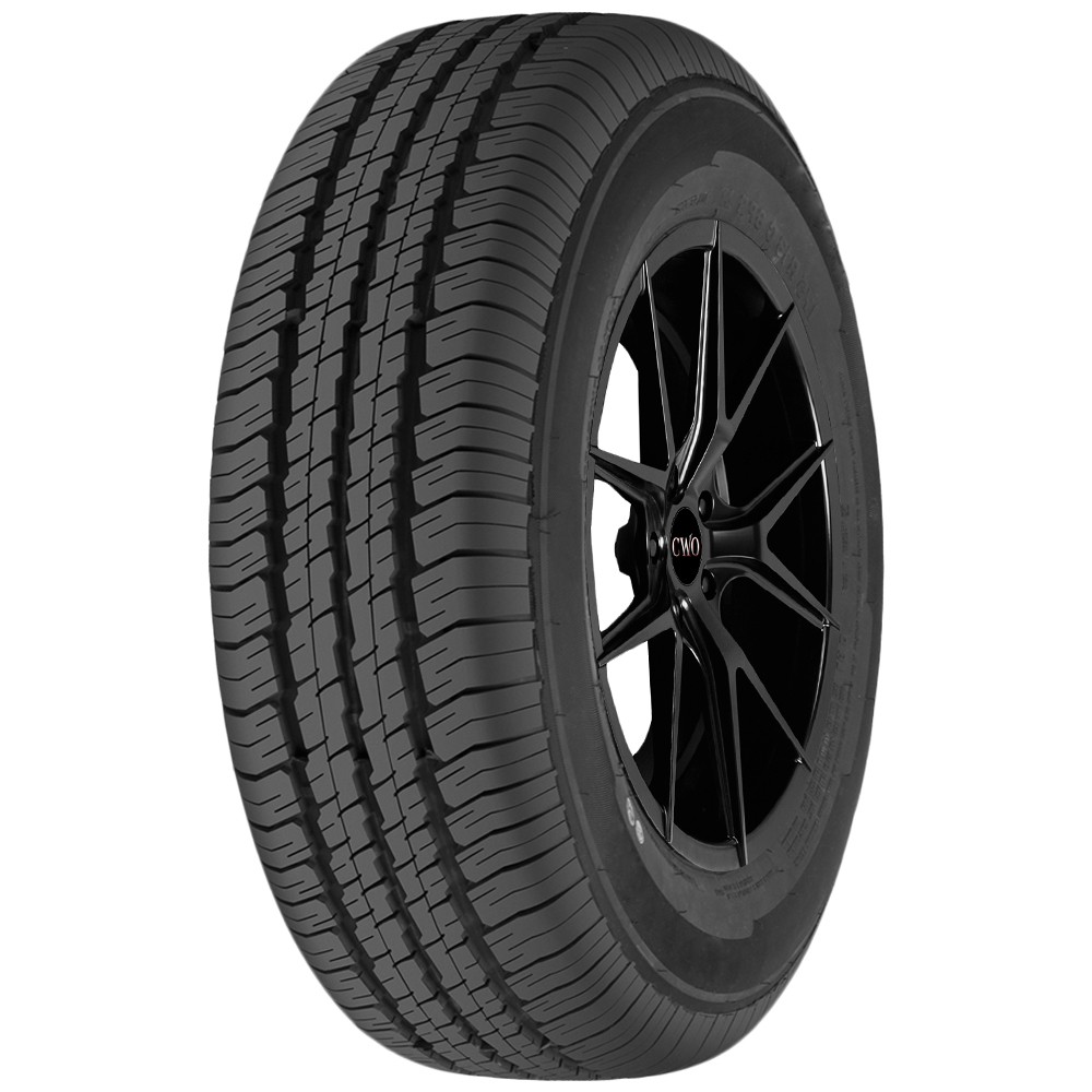 (QTY 2) 185R14C Forceum Digon Commercial 102/100S LRD Black Wall Tires