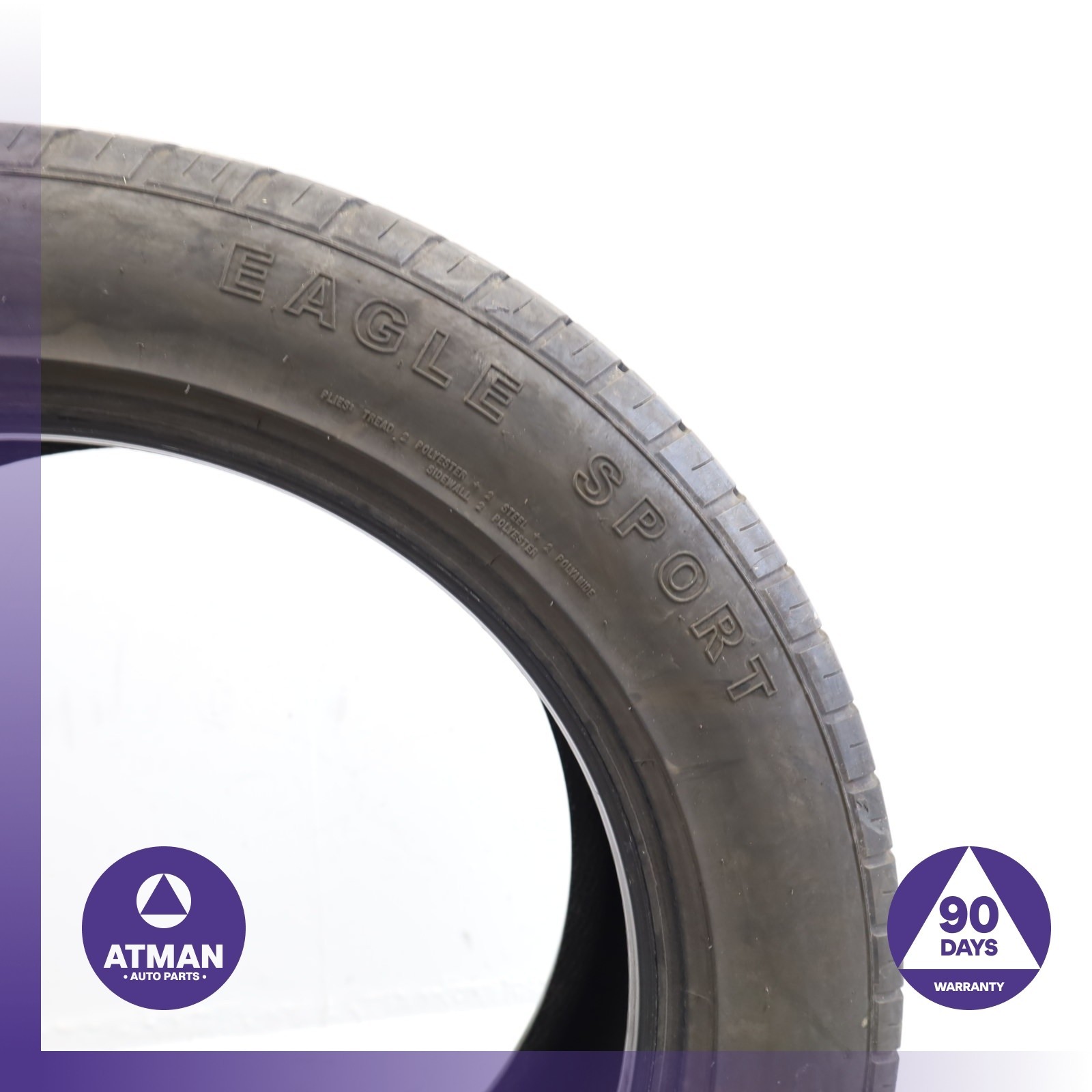 255/50R19 Goodyear Eagle Sport All Season 255 50 19′ 107V DOT 3222 Tire