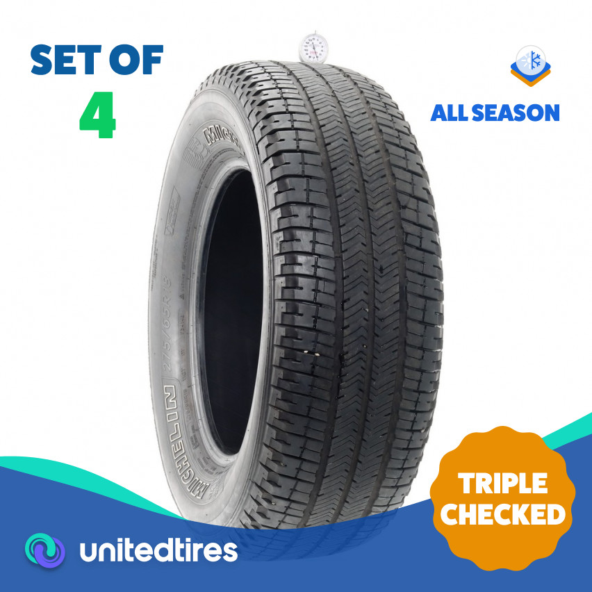 Set of (4) Used 275/65R18 Michelin Primacy XC 116T – 6-7.5/32