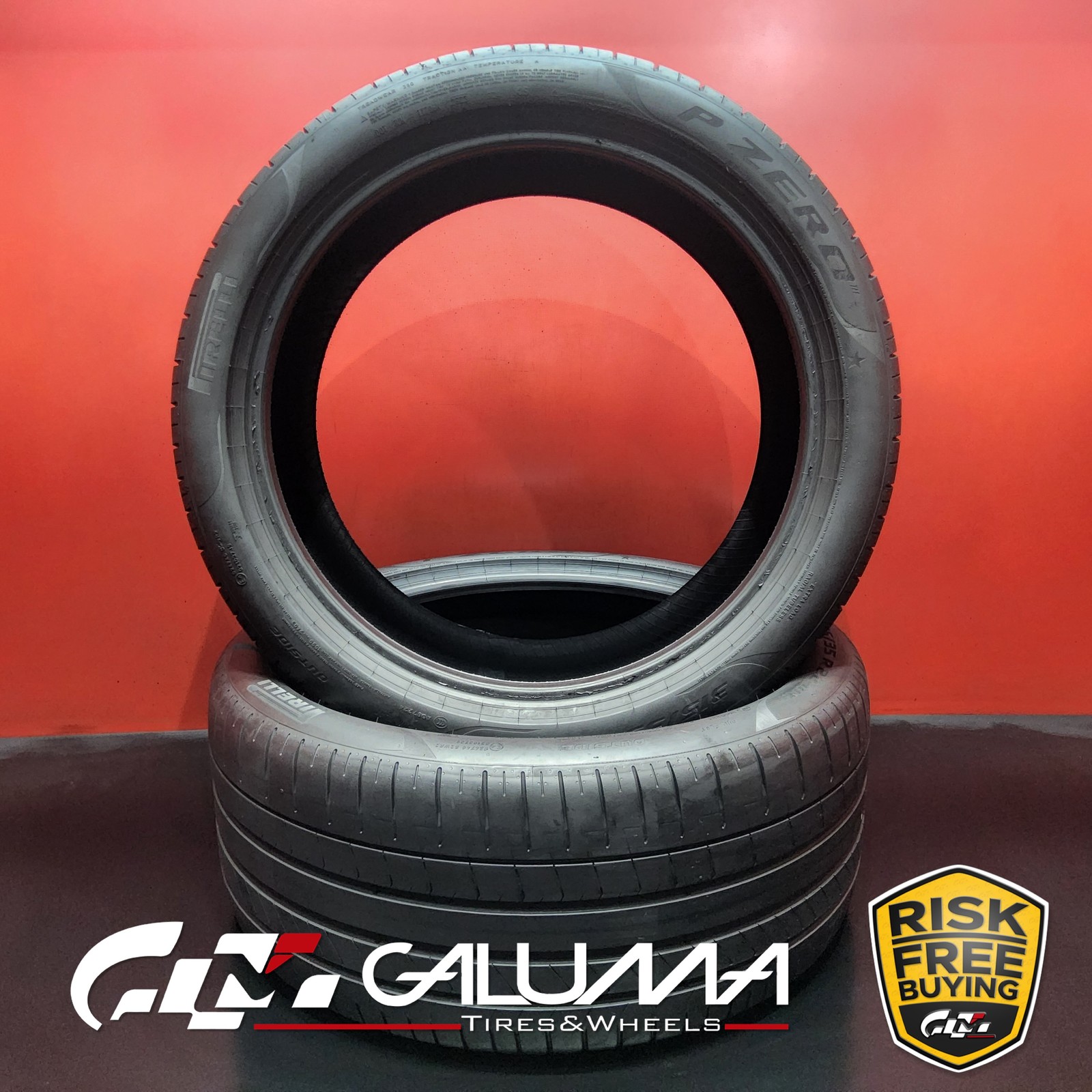 Set of 2 Tires Pirelli P-Zero (PZ4) ★ XL 315/35R22 3153522 3153522 #95038
