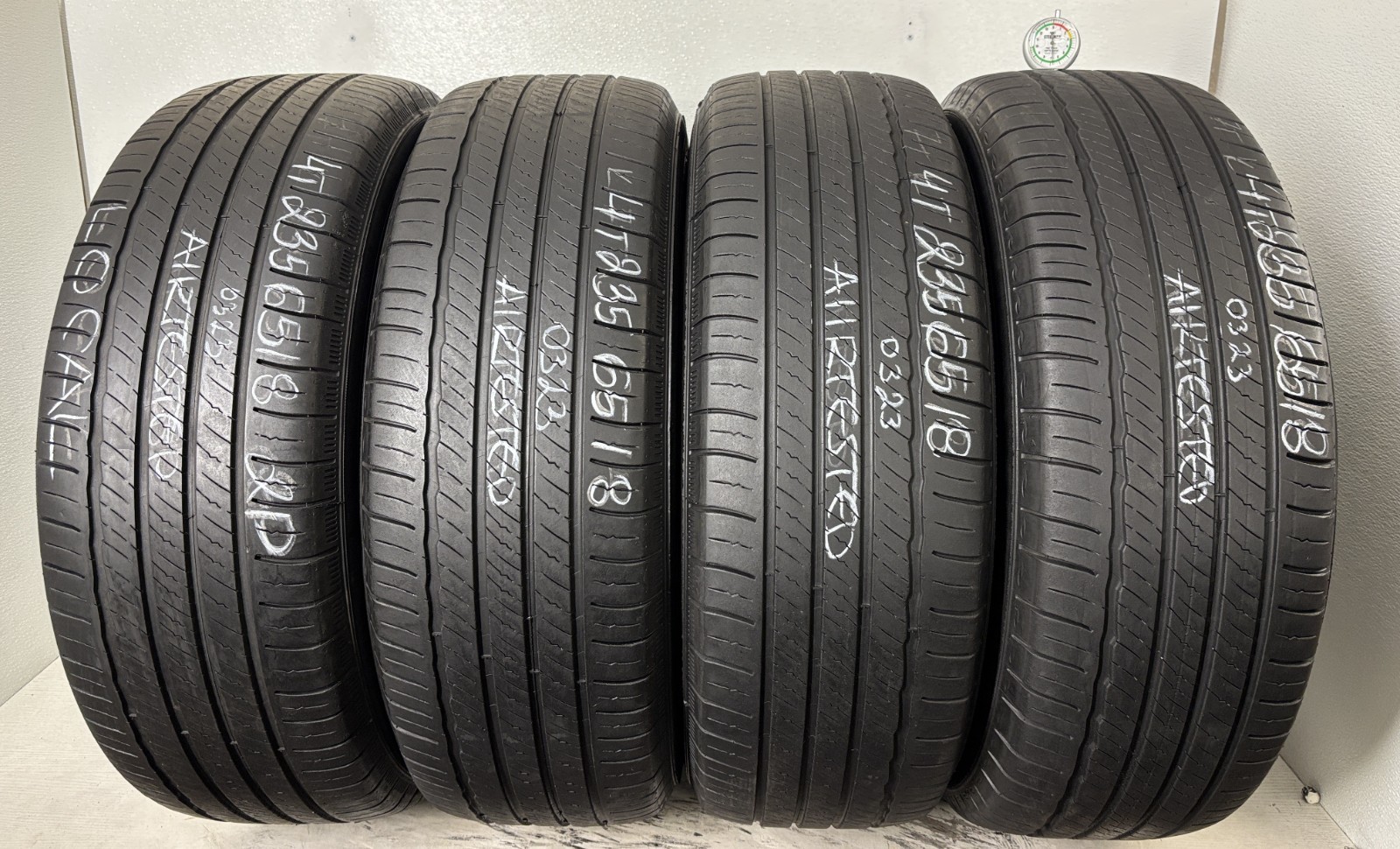 NO SHIPPING ONLY LOCAL PICK UP Set 4 Tires 235 65 18 Michelin Primacy Tour A/s
