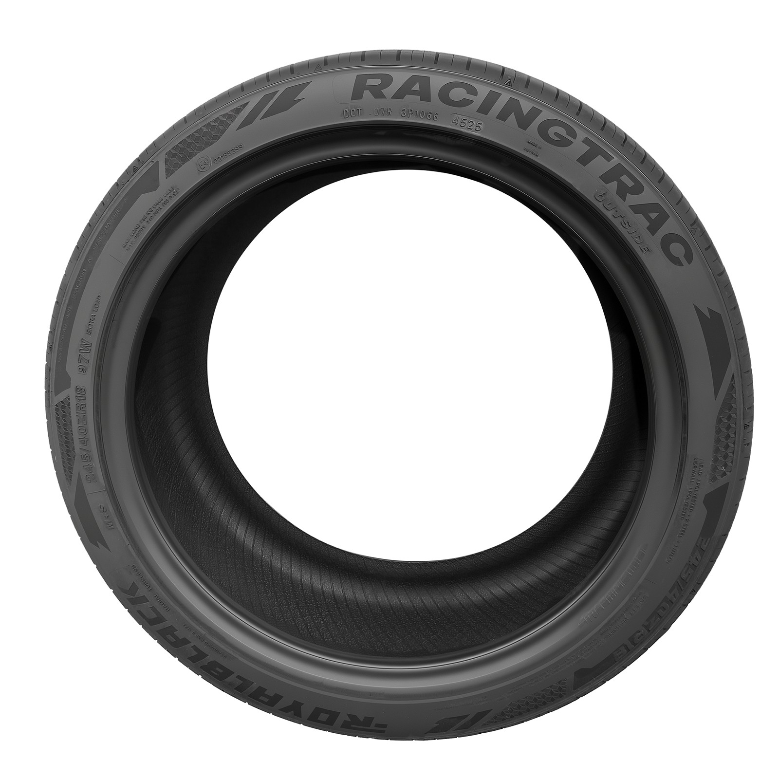 4 RACING TRAC Tires 245/40ZR18 97W – A/S All Season Quiet & Responsive Handling