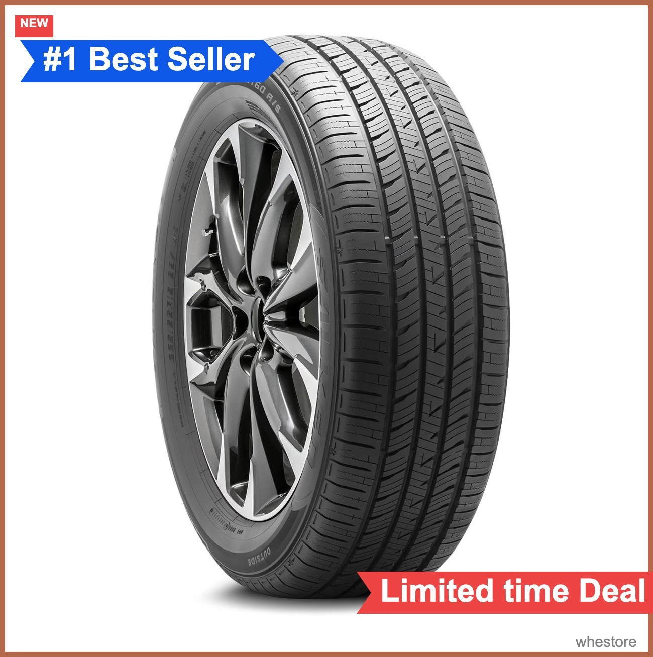Tire 245/50R20 All Season 102V SUV Crossover Long Tread Life Wet Snow