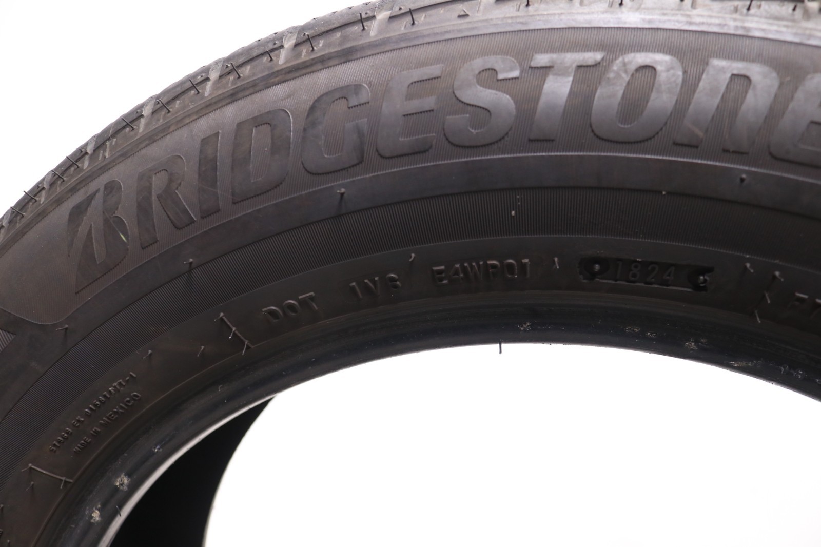 Set of 4 Used 225/60R18 Bridgestone WeatherPeak – 100H – 8-9/32