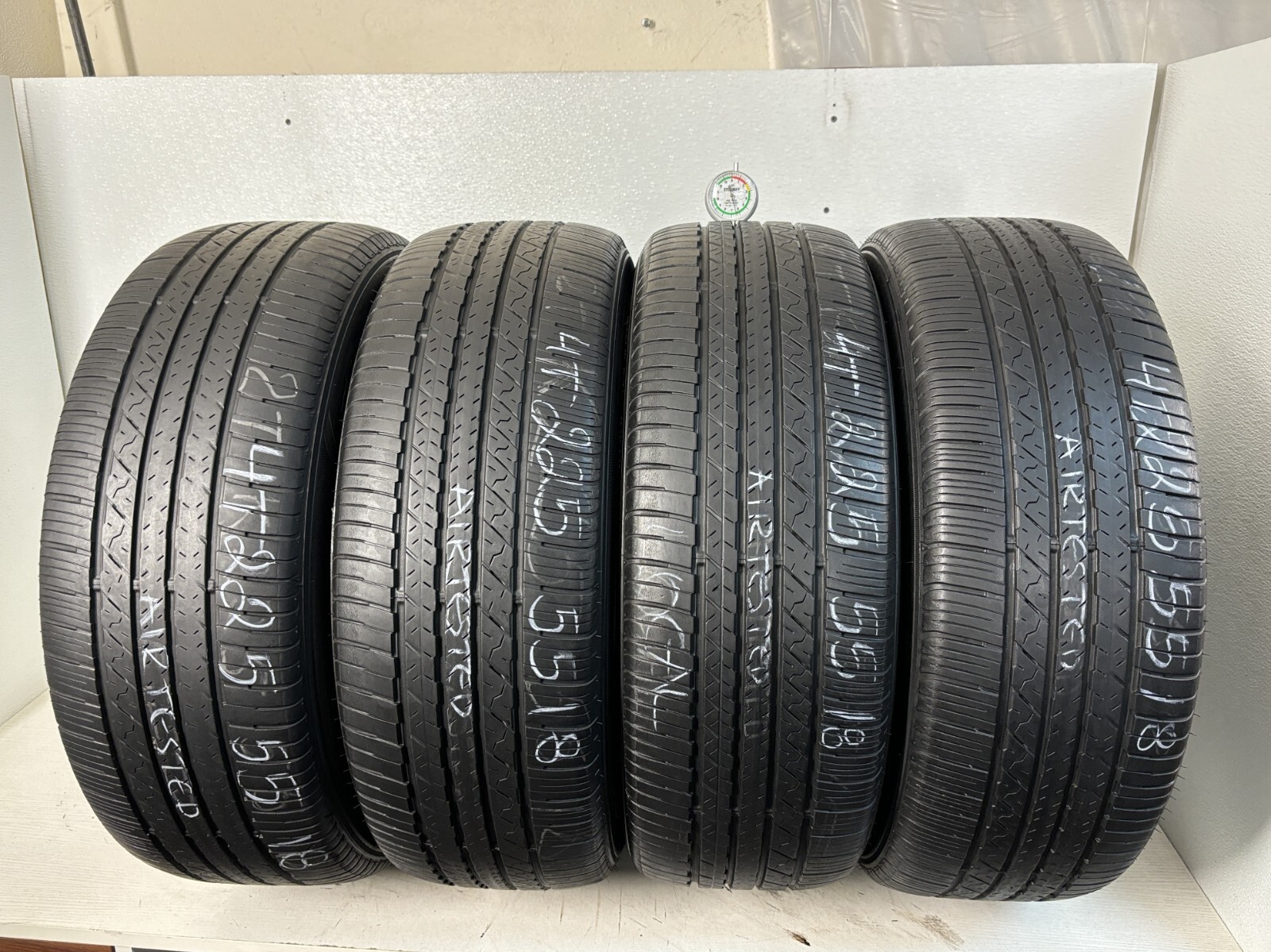 NO SHIPPING ONLY LOCAL PICK UP Set 4 Tires 225 55 18 Falken All Season Ziex ZE00