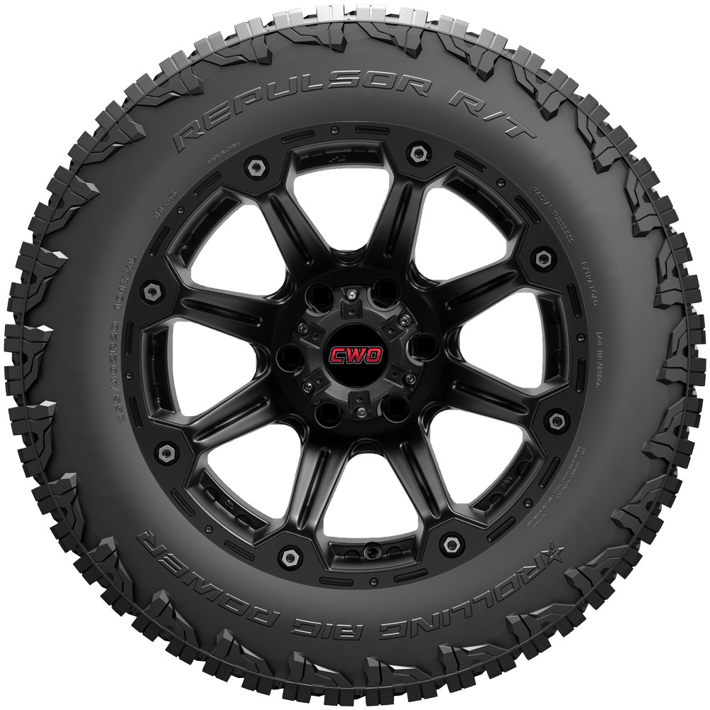 (QTY 4) 305/35R24 RBP Repulsor R/T 112V XL Black Wall Tires