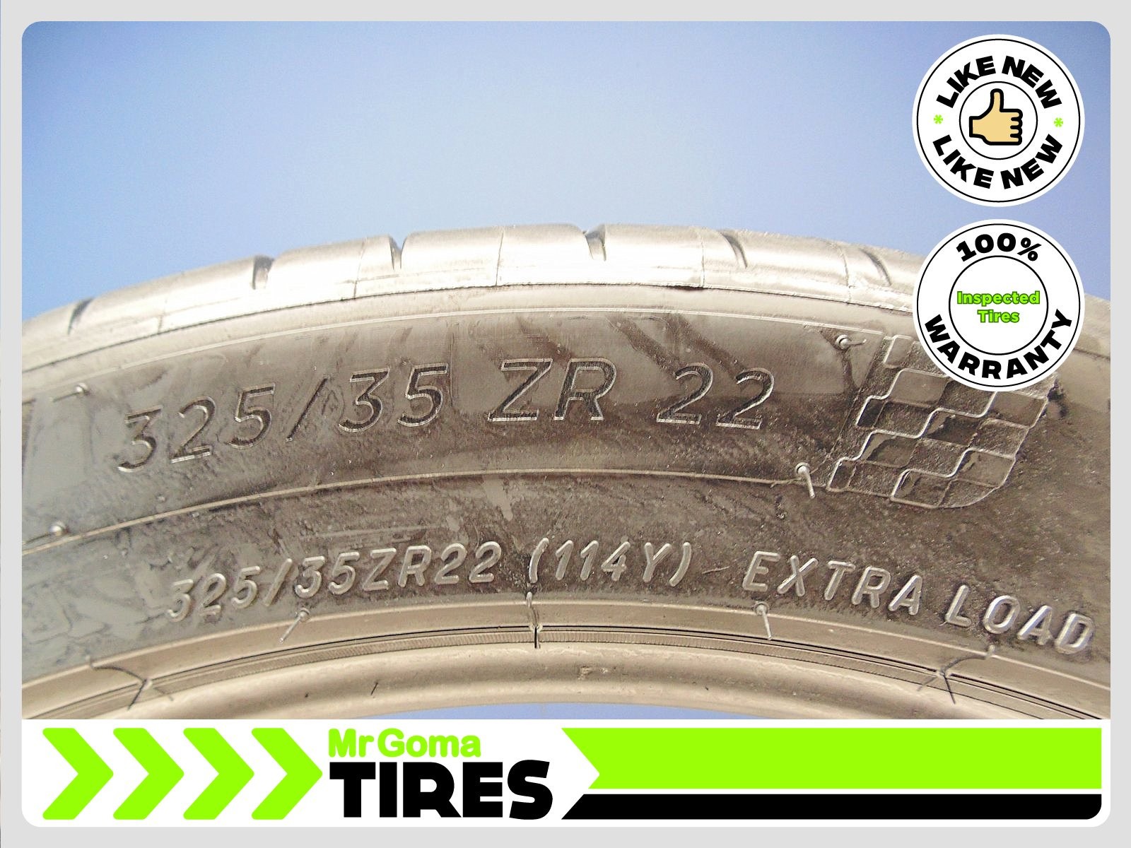 1 MICHELIN PILOT SPORT 4S MO1 XL 325/35ZR22 USED TIRE 9/32 TREAD 114Y 3253522