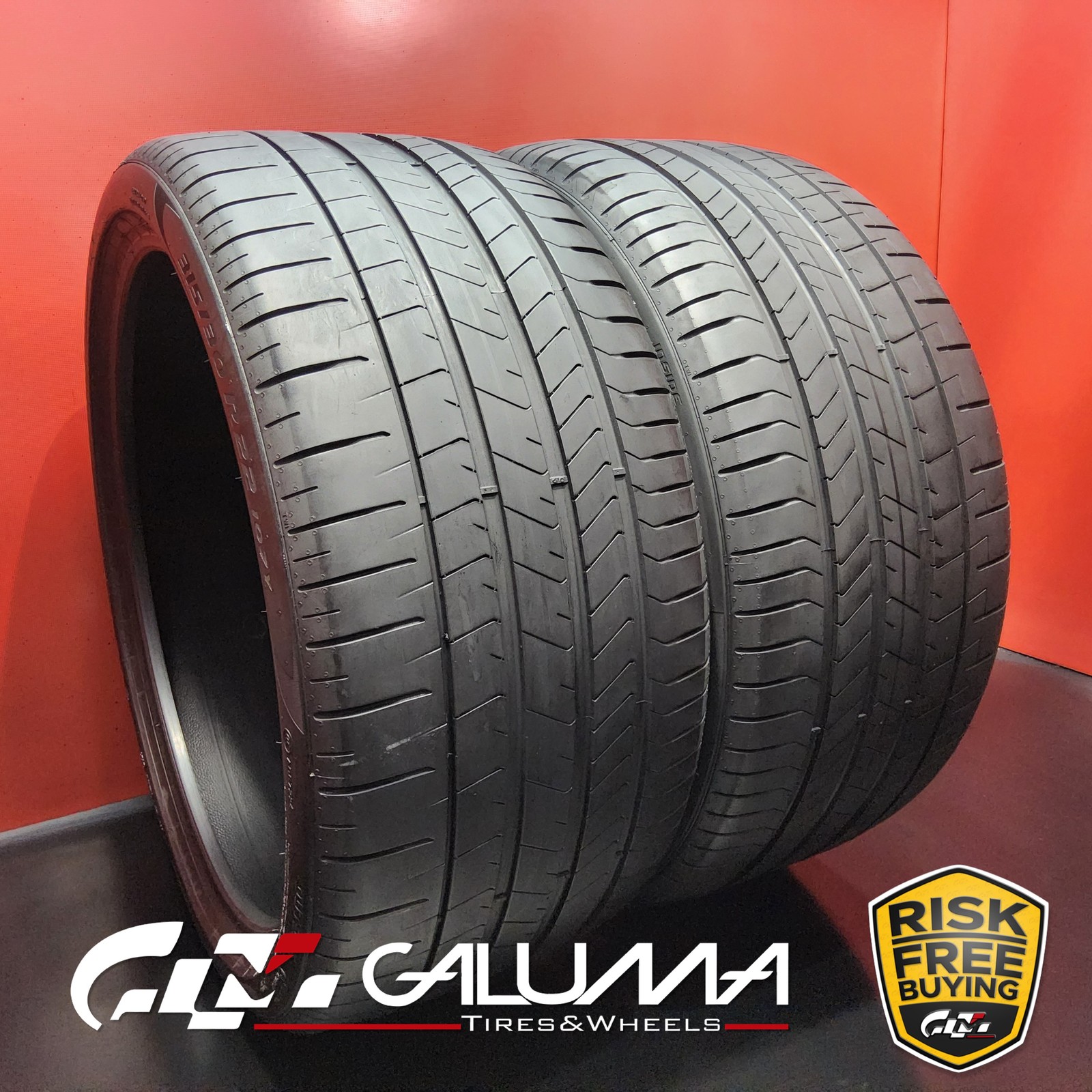 Set of 2 Tires Pirelli P Zero PZ4 315/30/22 315/30R22 3153022 107Y NoPatch 95062