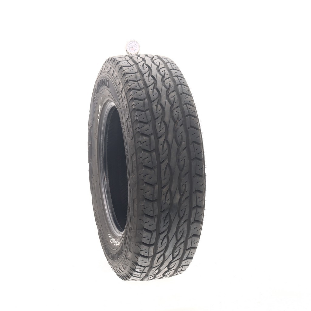 Set of (4) Used LT 245/75R17 Kumho Mavis Mountaineer APT 121/118R – 9.5-11.5/32