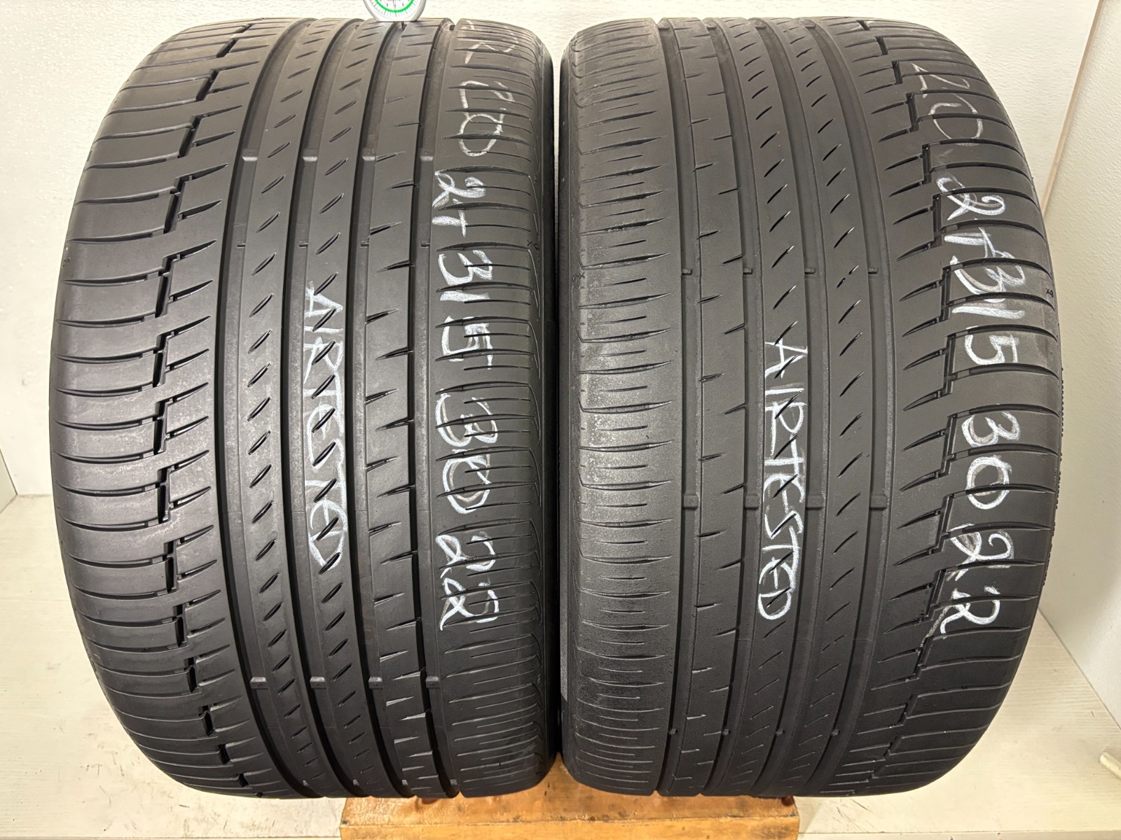 NO SHIPPING ONLY LOCAL PICK UP 2 tires 315 30 22 Continental PremiumContact 6