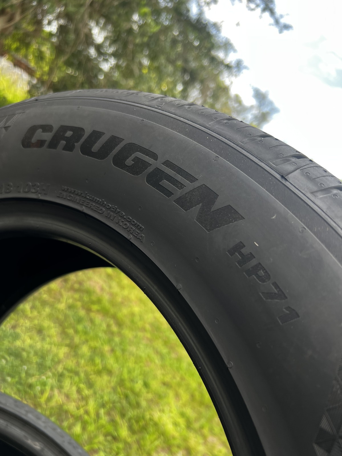 1 Tire Kumho Crugen HP71 235/60R18 103H DOT.1625 9/32