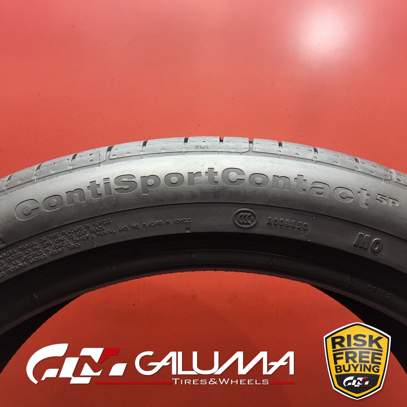 1 Tire LikeNEW Continental ContiSportContact 5P 255/40ZR20 255/40/20 101Y #95348