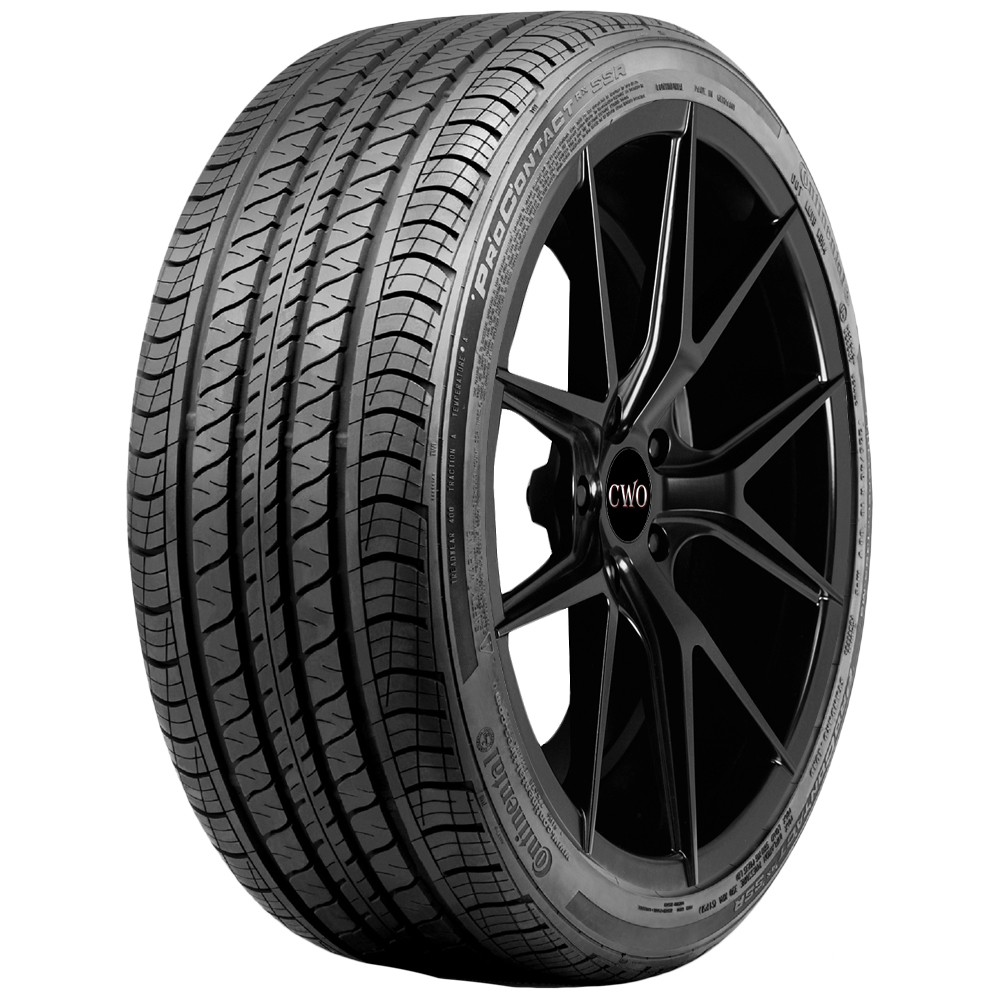 245/40R19 Continental Pro Contact RX 94W SL Black Wall Tire