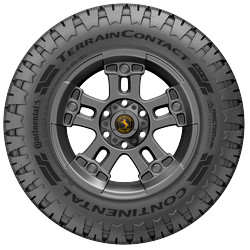 1 Continental TerrainContact A/T 2 LT235/80R17/10 10-Ply 120S Tire 2358017 235 8