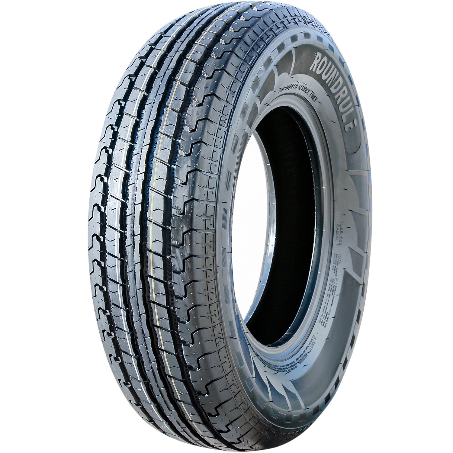 4 Tires Roundrule ST Hikee Semi Steel ST 235/80R16 Load F 12 Ply Trailer