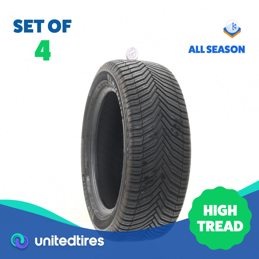 Set of (4) Used 235/55R18 Michelin CrossClimate 2 104V – 9-10/32