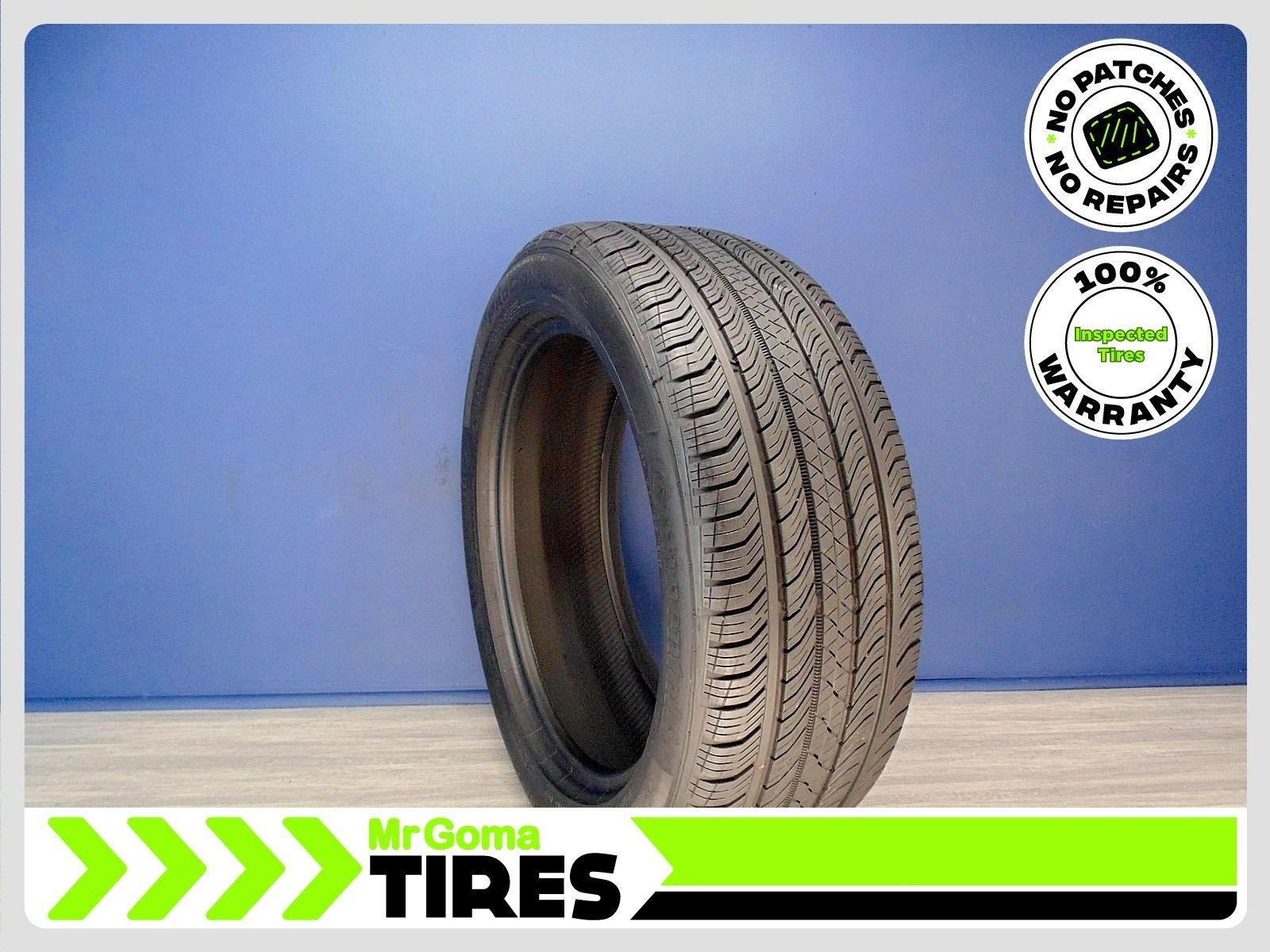 1 CONTINENTAL PROCONTACT TX AO 235/50R19 USED TIRE 7.3/32 TREAD 2355019