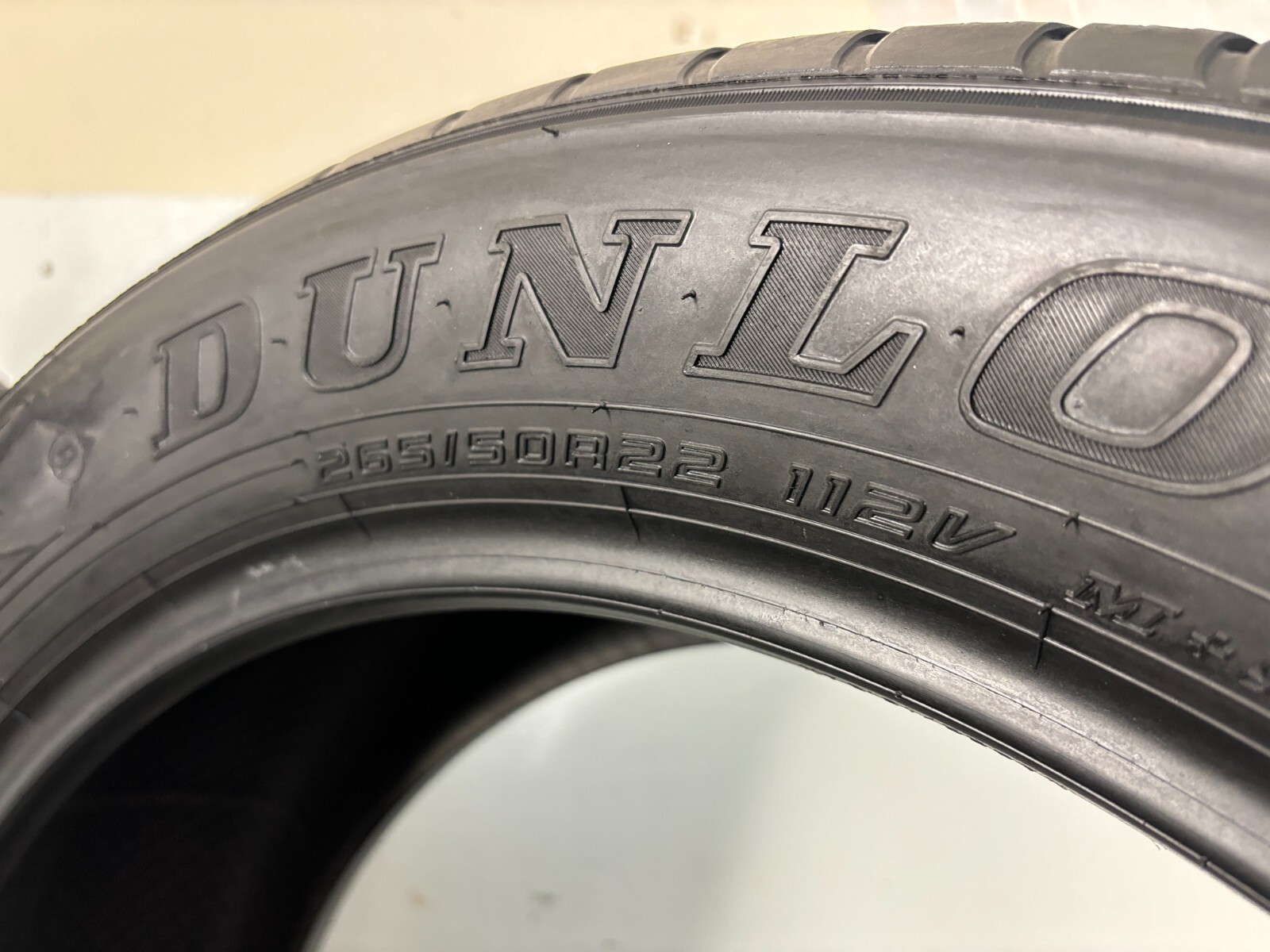 NO SHIPPING ONLY LOCAL PICK UP Set 4 Tires 265 50 22 Dunlop Grandtrek PT5A