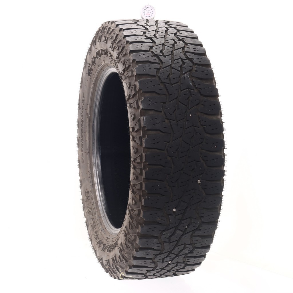 Set of (4) Used LT 275/65R20 Goodyear Wrangler Ultra Terrain AT – 9.5-10.5/32