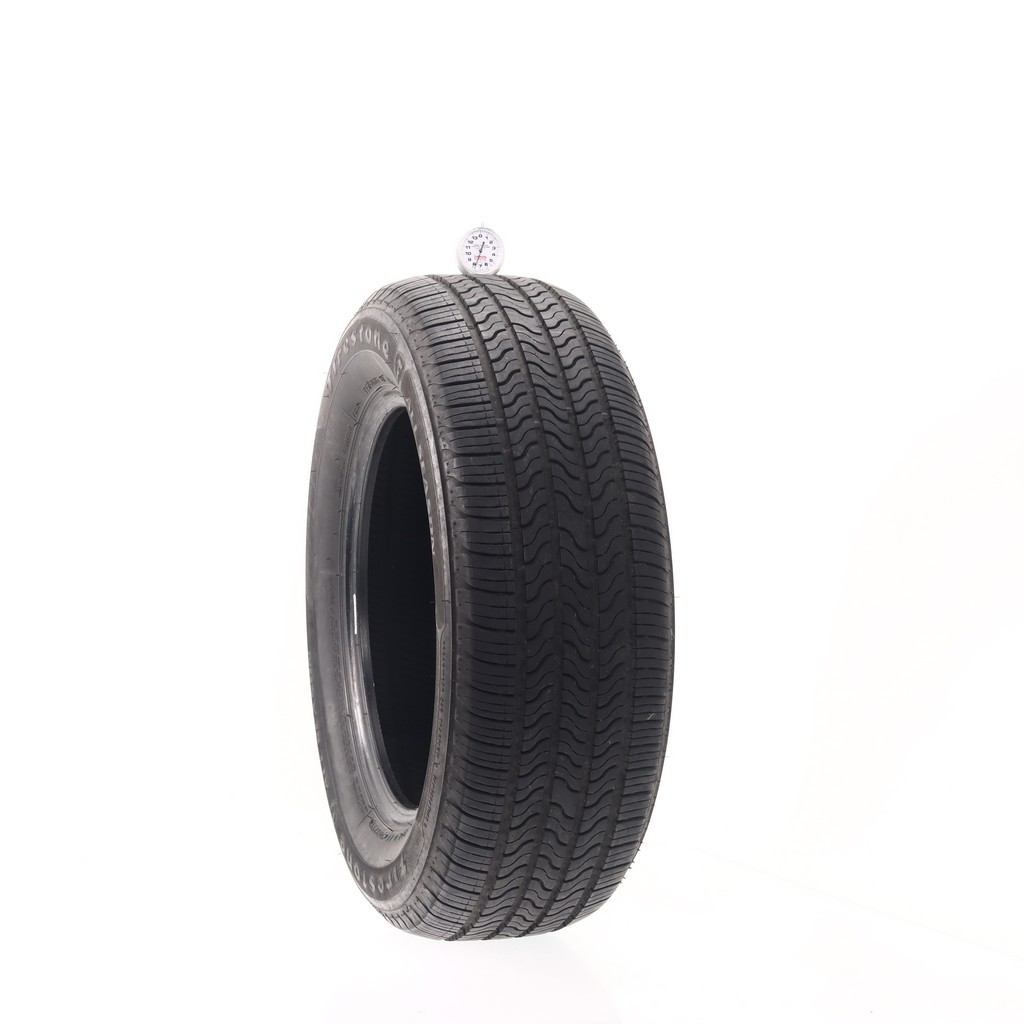 Set of (4) Used 225/60R16 Firestone All Season (Firestone) 98T – 7-8.5/32