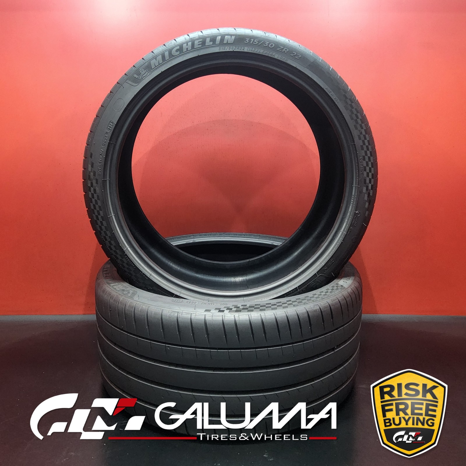 Set of 2 Tires Michelin Pilot Sport 4S ★ XL 315/30ZR22 315/30/22 3153022 #91624