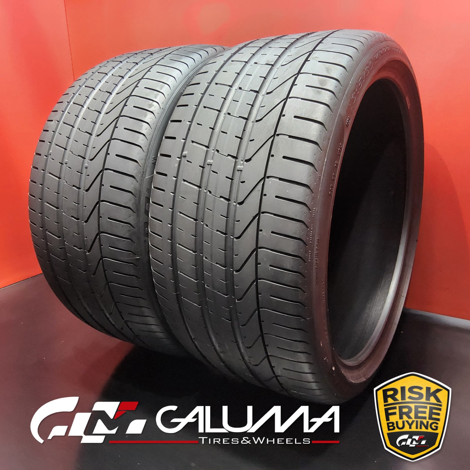 Set of 2 Tires LikeNEW Pirelli P Zero (N0) XL 315/30ZR22 315/30/22 107Y #94861