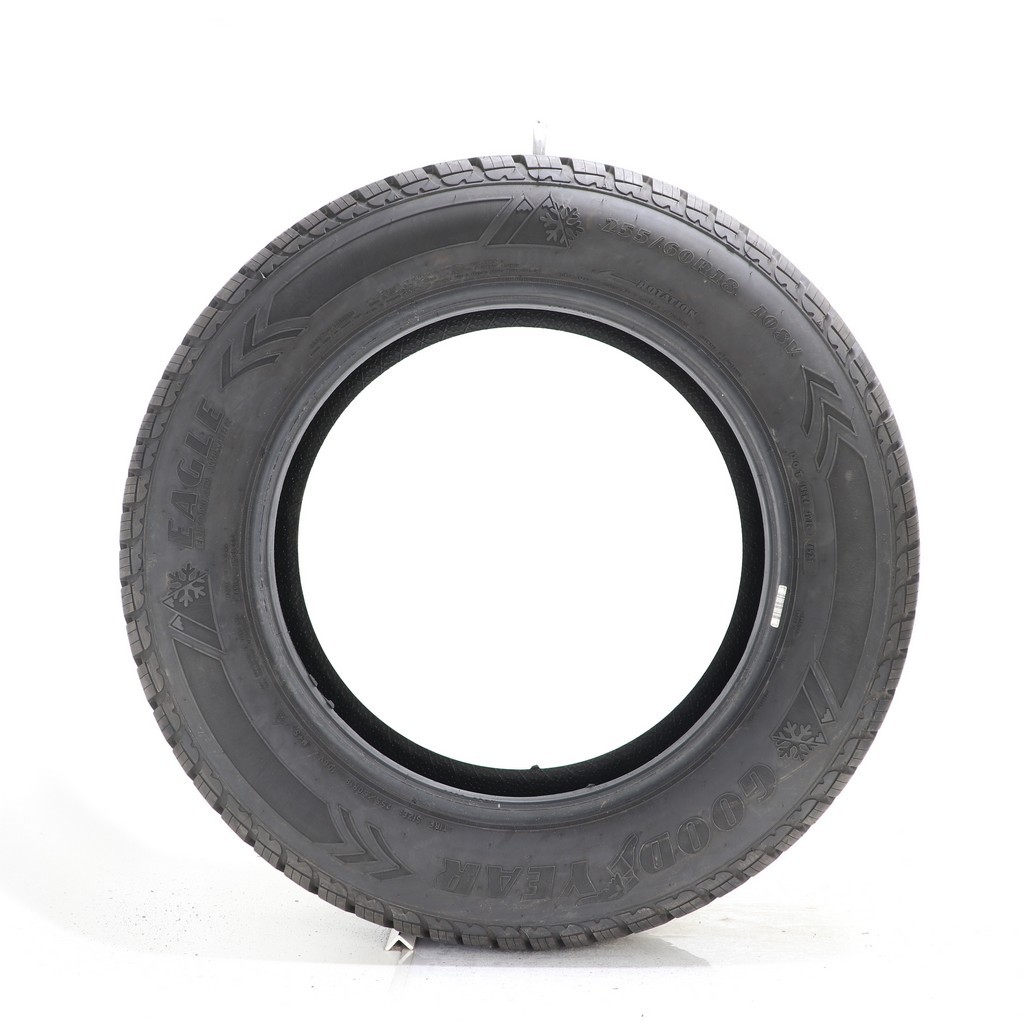 Set of (4) Used 255/60R18 Goodyear Eagle Enforcer Winter 108V – 8.5-10.5/32