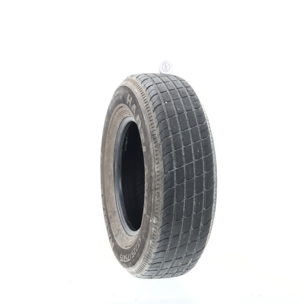Set of (4) Used ST 225/75R15 Hartland Radial ST 117/112N – 6-8/32 (1AD0T)