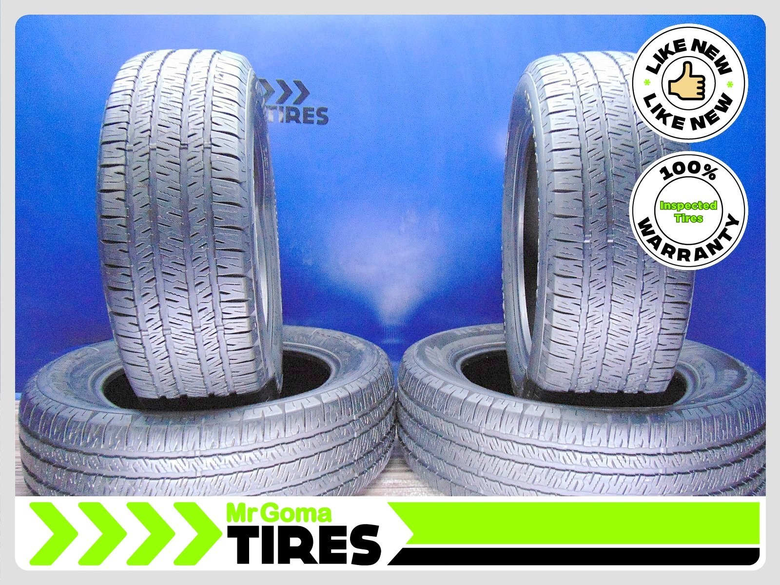4 NEXEN ROADIAN HTX2 A/W 255/60R20 9.6/32 LIFE USED TIRES 2023 DOT 2556020