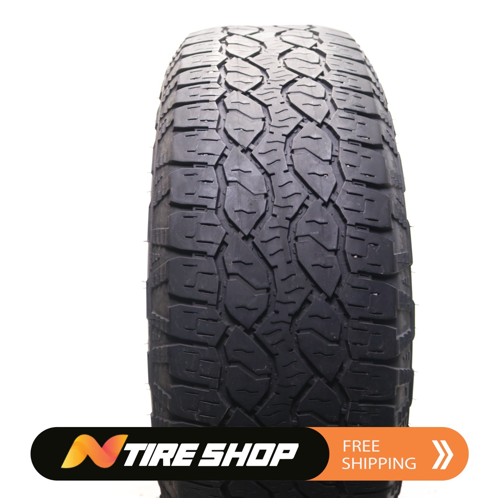Set of 2 Used 275/65R18 Goodyear Wrangler Territory AT – 116T 5-6/32 No Repairs