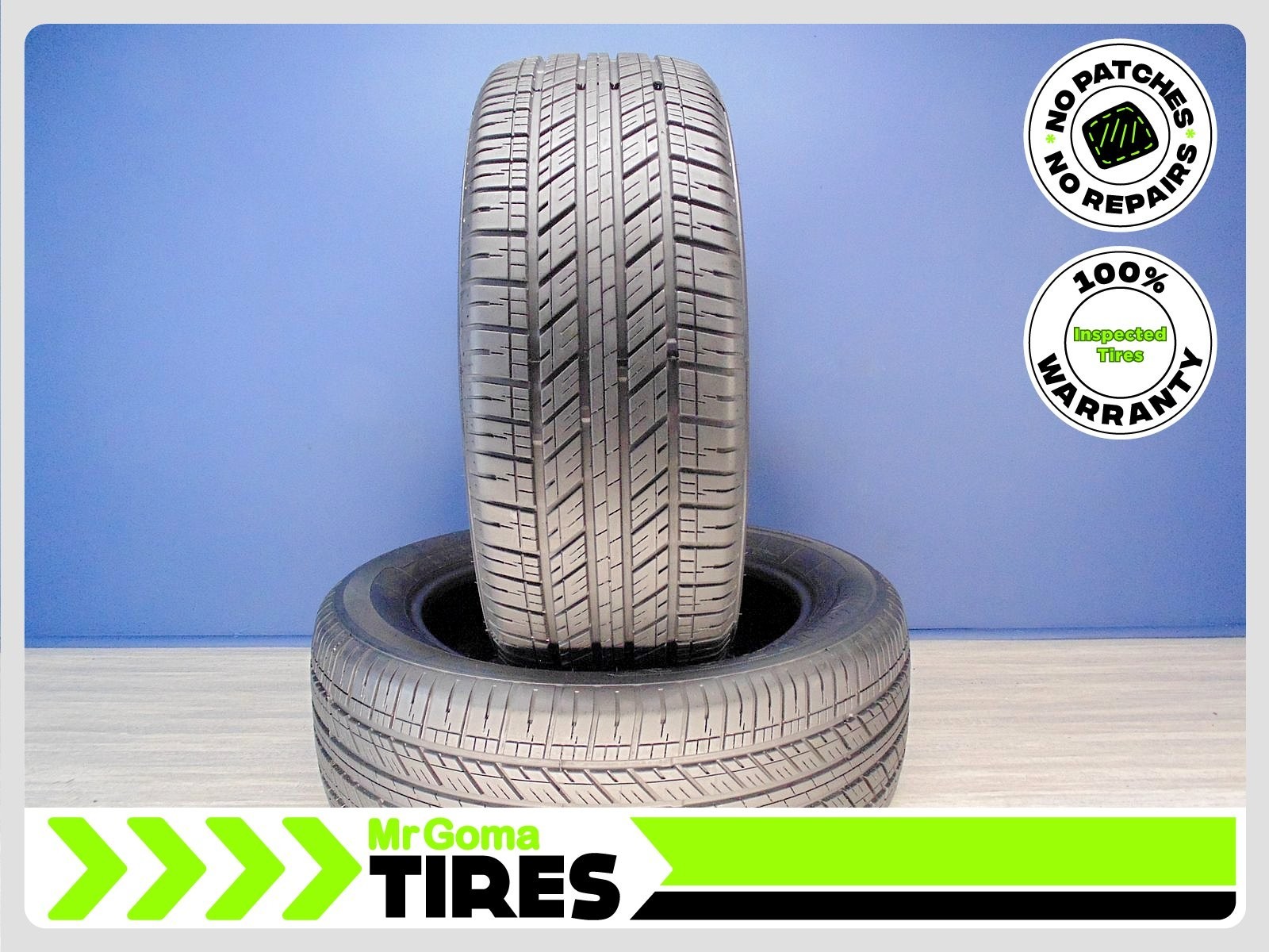 2 IROMAN RB-SUV XL 255/55R20 USED TIRES 8.8/32 TREAD 110H NO PATCHES 2555520