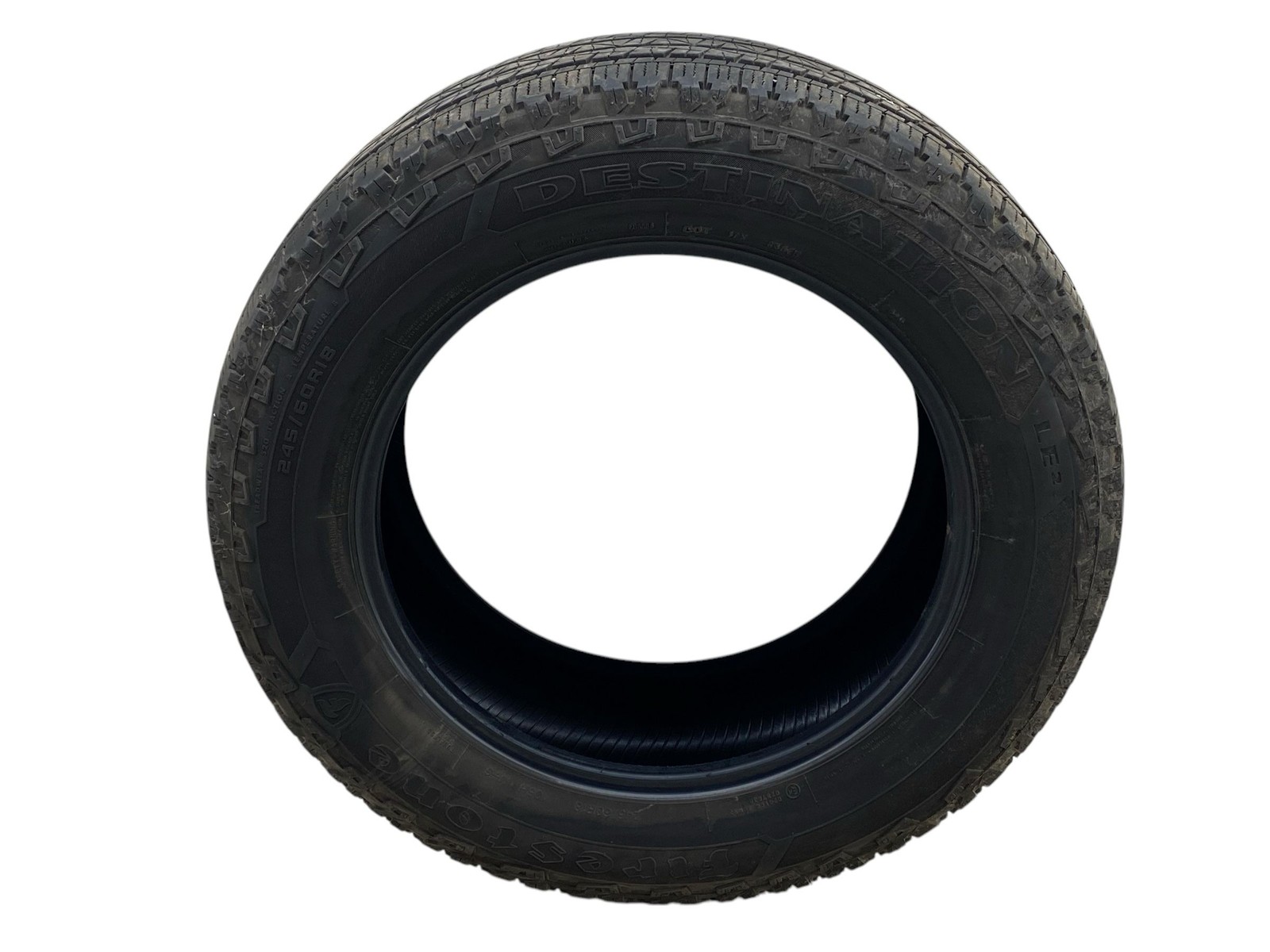 (C) FIRESTONE DESTINATION LE2 245/60R18 105H TIRE TREAD 7/32NDS DATECODE 0321