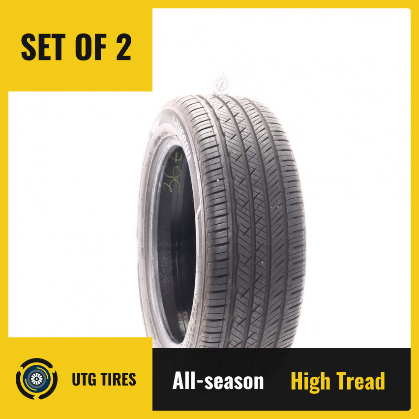 Set of (2) Used 235/55ZR19 Laufenn S Fit AS 105W – 8/32