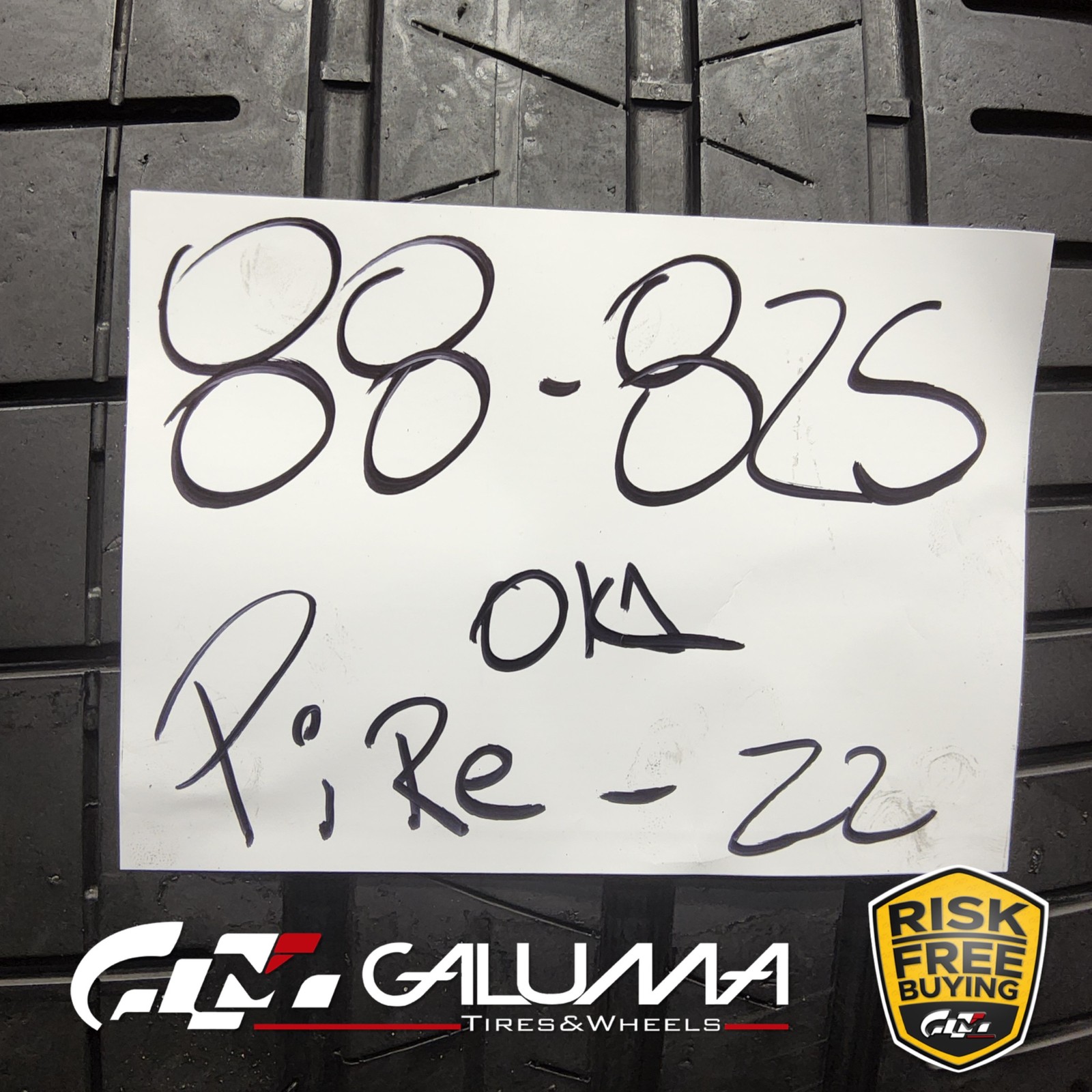 1 (One) Tire LikeNEW Pirelli P Zero CORSA PZC4 315/30ZR22 107Y No Repairs #88825