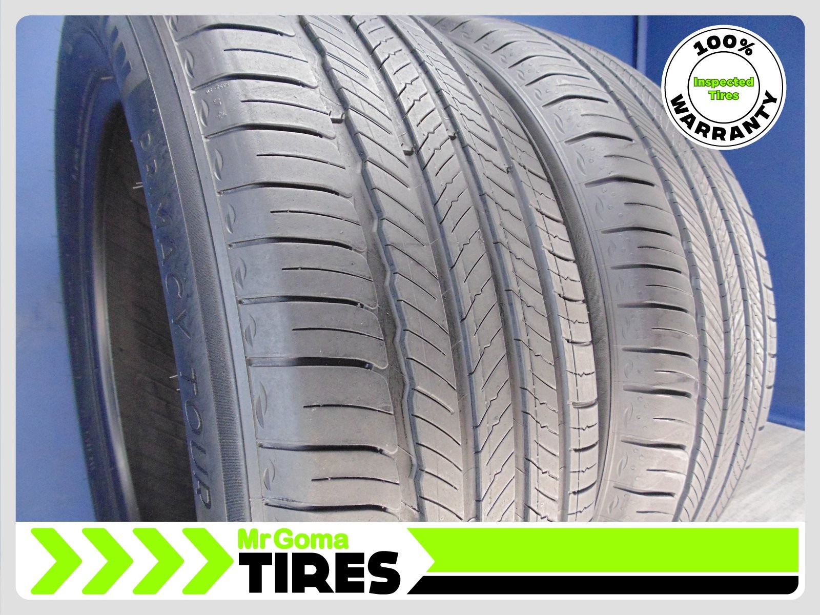 2 MICHELIN PRIMACY TOUR A/S GOE XL 235/55R19 USED TIRES 7.2/32 TREAD 2355519