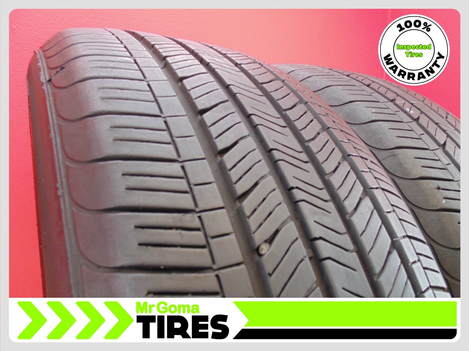 SET OF 2 GOODYEAR EAGLE TOURING 235/50R21 USED TIRES 7.6/32 TREAD 101V 2355021