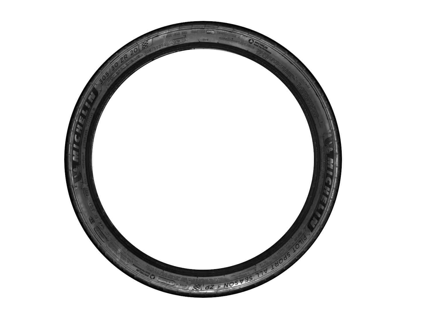 P305/30R20 Michelin Pilot Sport A/S 4 ZP 99 Y Used 8/32nds