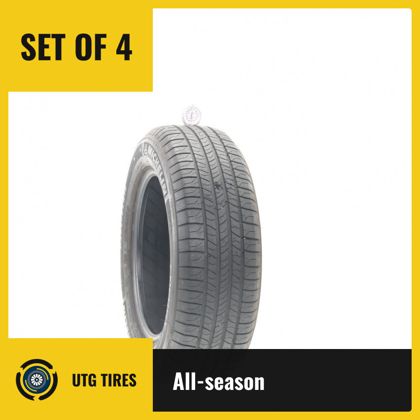 Set of (4) Used 205/65R16 Michelin Energy Saver A/S 94S – 7-7.5/32