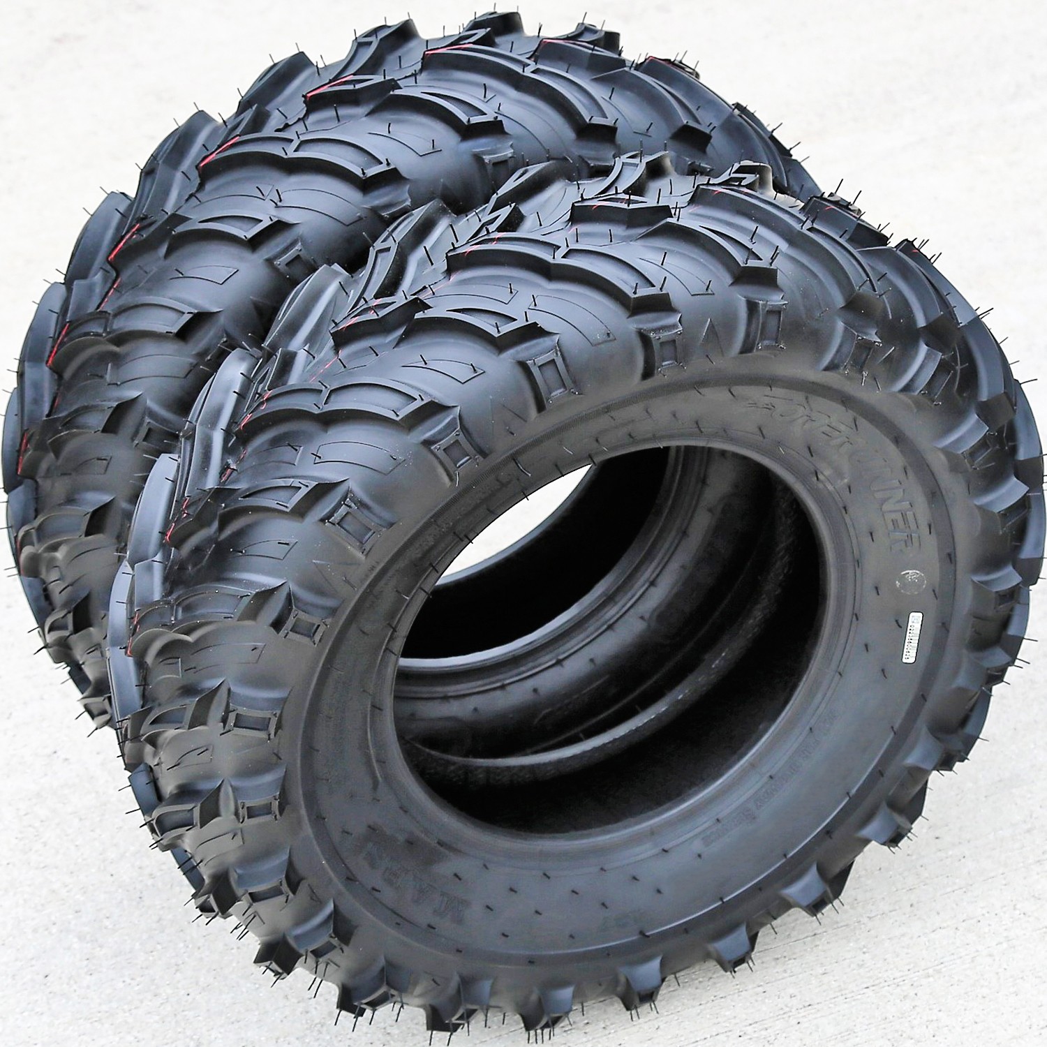 4 Forerunner Mars B 26×9.00-12 26×9-12 49F 6 Ply MT M/T Mud ATV UTV Tires