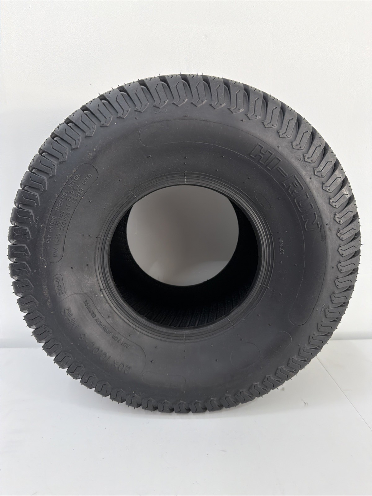 Tire Hi-Run SU05 20X10.00-8 Load 4 Ply Lawn & Garden