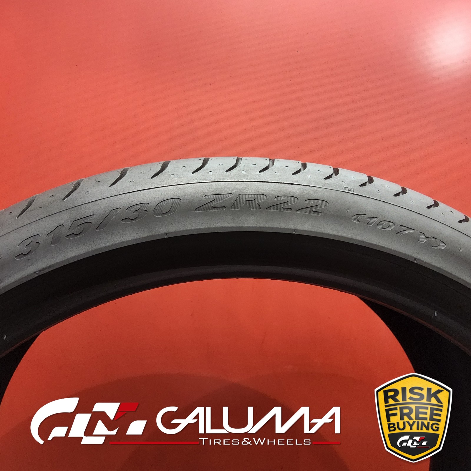 Set of 2 Tires Pirelli P Zero (N0) XL 315/30ZR22 315/30/22 107Y No Repairs 96130